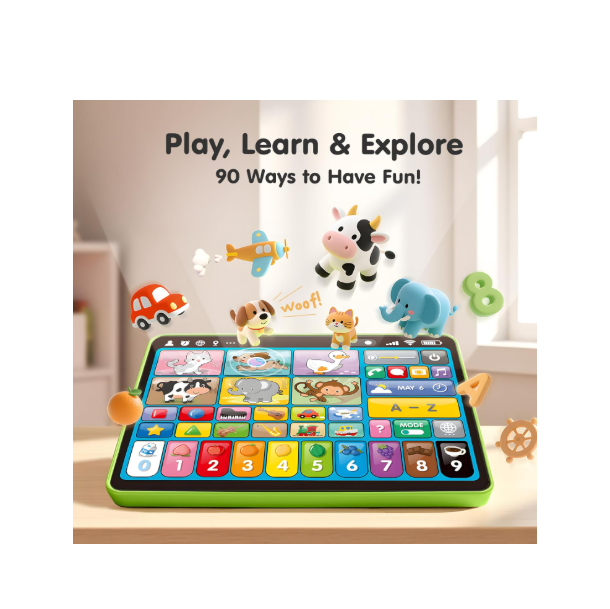 Tableta interactiva de jucarie pentru copii cu touchscreen